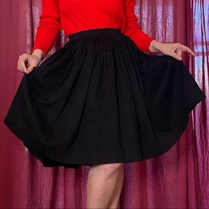 Pinup Girl Clothing Black Jenny Skirt